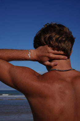 Vague - Bracelet plaqué