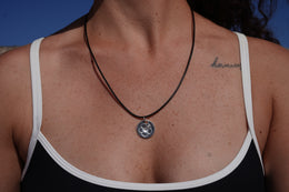 Hibiscus - Collier pendentif