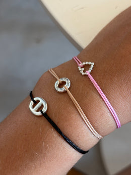 Mini coeur - Bracelet plaqué