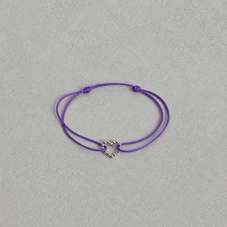 Mini coeur - Bracelet plaqué